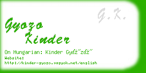 gyozo kinder business card